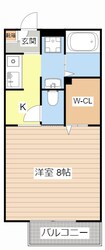 リヴェールＫの物件間取画像